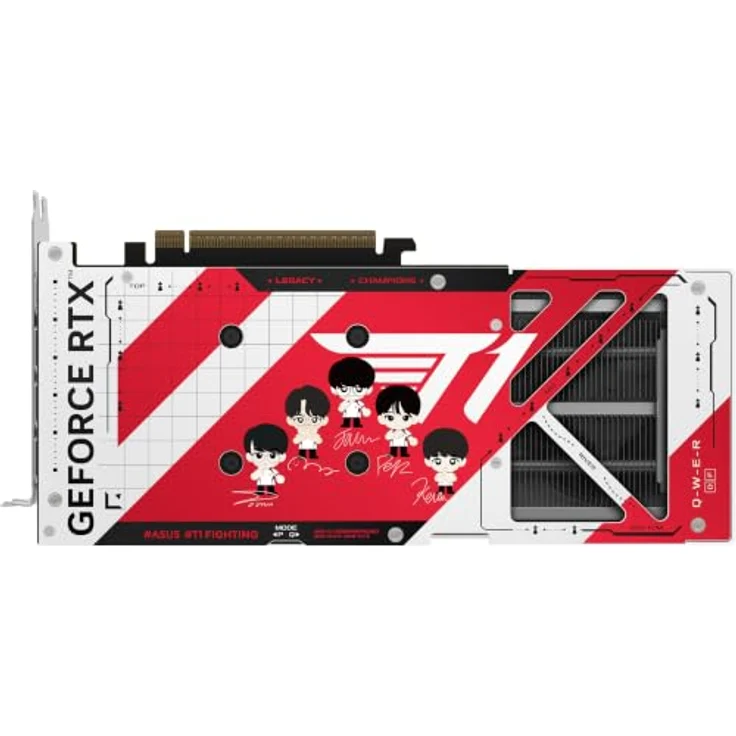 ASUS GeForce RTX 5060 Ti T1 OC, 8GB GDDR7 RAM, Overclocked, RGB-Design mit T1-Logo, 3x DisplayPort 2.1a, 1x HDMI 2.1b – Bild 5