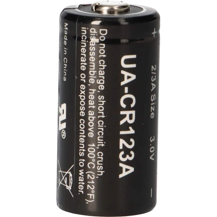Ultralife UA-CR123A, 3V Lithium-Manganoxid Batterie mit 1,6 Ah für Kameras und Alarmanlagen – Bild 1