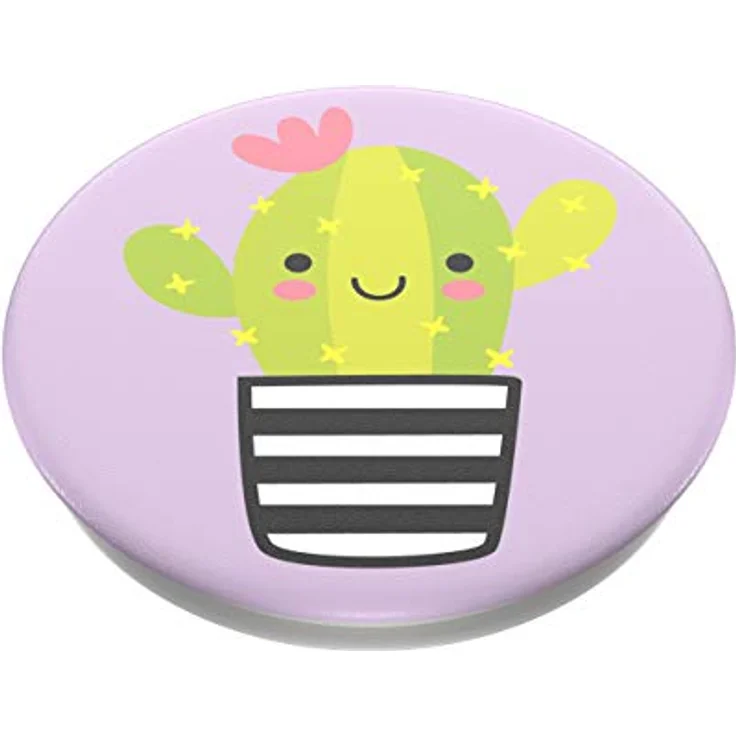 PopSockets PopGrip - Ausziehbarer Sockel und Griff für Smartphones und Tablets mit einem Austauschbarem Top - Cactus Pal – Bild 5