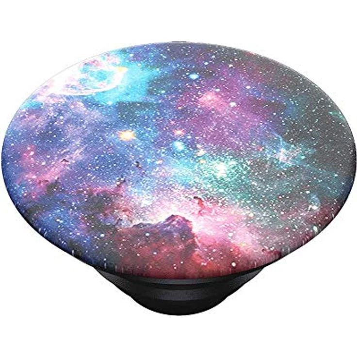 PopSockets PopGrip - Ausziehbarer Sockel und Griff für Smartphones und Tablets mit einem Austauschbarem Top - Blue Nebula – Bild 5