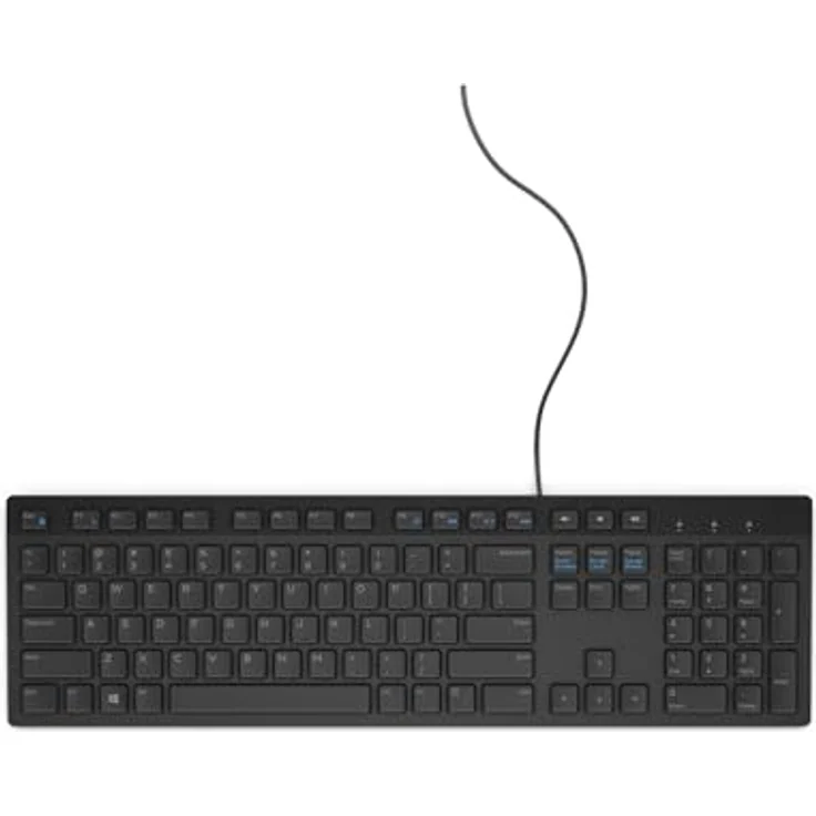 DELL KB216 USB QWERTY Englisch Schwarz Tastatur - Tastaturen (Standard, Verkabelt, USB, QWERTY, Schwarz) – Bild 3