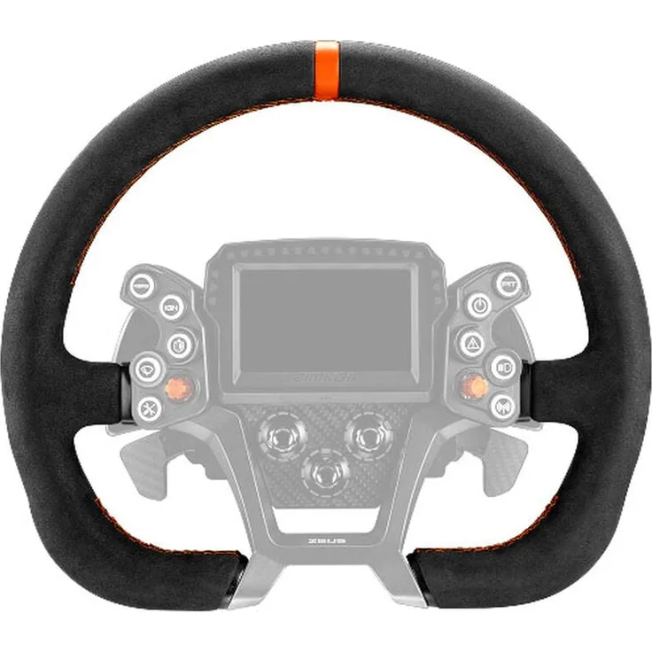 Simagic ZGT-320CD Lenkrad, D-Shape 320 mm, Suede-Bezug, hoher Grip, kompatibel mit Zeus GT