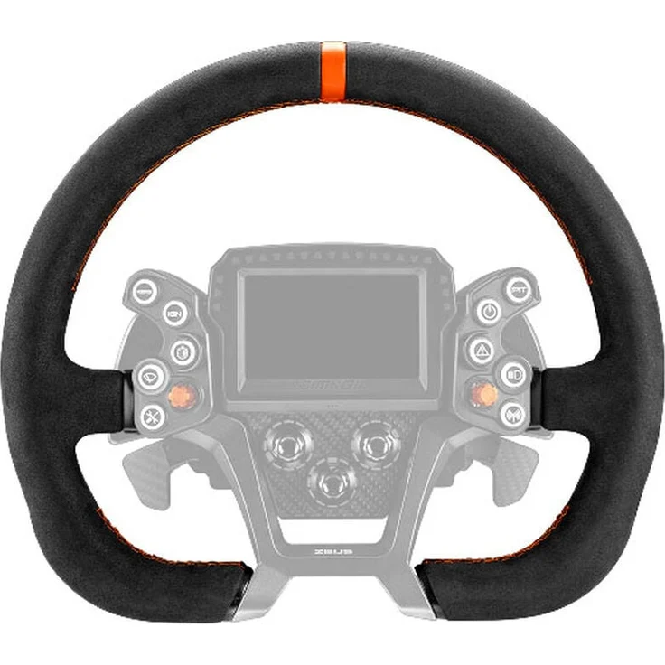 Simagic ZGT-320CD Lenkrad, D-Shape 320 mm, Suede-Bezug, hoher Grip, kompatibel mit Zeus GT