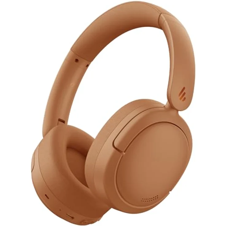 Edifier V80 Hybrid Kopfhörer mit aktiver Geräuschunterdrückung, Echtes drahtloses Over-Ear-Bluetooth Headset, 45 Stunden Spielzeit, Hi-Res Audio, Multipoint Verbindung - Braun – Bild 1
