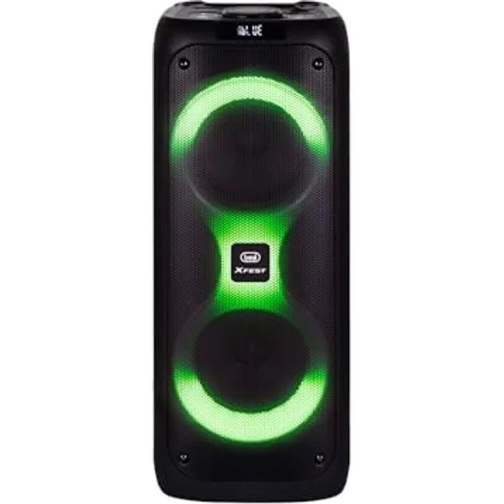 Trevi XFest XF 480 KB, tragbarer 35 W Wireless Speaker mit Mikrofon, USB, Micro SD, AUX-IN, TWS-Funktion, integrierter Akku, Schwarz – Bild 4