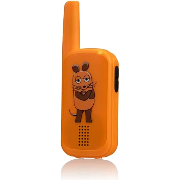 Die Maus Walkie Talkie Set, 2er Set für Kinder mit Maus und Elefant, Reichweite bis 500 m, einfache Bedienung – Bild 4