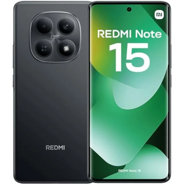XIAOMI REDMI Note 15, Smartphone mit 128 GB Speicher, Dual SIM, Schwarz – Bild 1