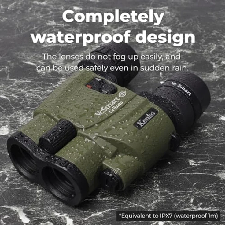 Kenko Fernglas Cellarto WP mit 10-facher Vergrößerung und 30 mm Objektivdurchmesser, wasserdicht IPX7 für Vogelbeobachtung und Astronomie – Bild 5