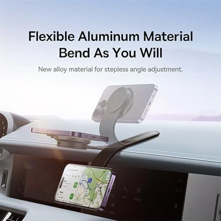 Baseus Wireless Charging Car Mount C02 Pro Series, Wireless Charger mit 15 W Leistung, Schwarz – Bild 4