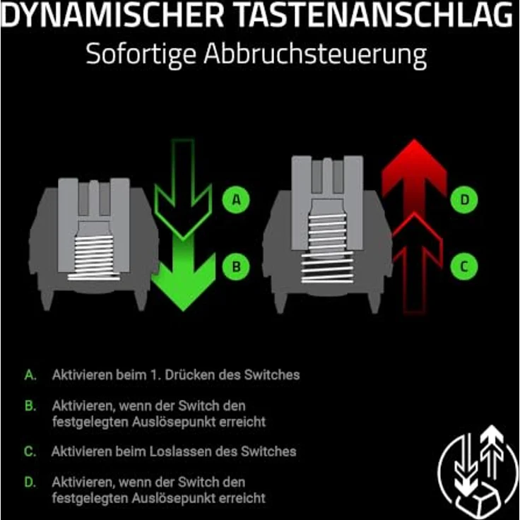 Razer Huntsman V3 HE Magnetic Mini 65%, Kabelgebundene Gaming-Tastatur mit 8KHz Polling-Rate, RGB-LED, magnetischen Schaltern, Schwarz – Bild 13