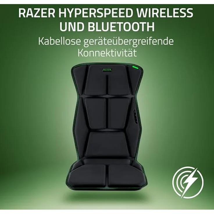 Razer Freyja - Gaming-Sitz-Kissen Auflage mit Razer Sensa HD-Haptik, HyperSpeed Wireless und Bluetooth, für Gaming- und Bürostühle, Haptik-EQ per Razer Synapse, Schwarz – Bild 5