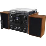Soundmaster Stereoanlage MCD5600 Braun, Radio Tuner: FM, DAB+ (Bluetooth, Plattenspieler, 2x 5 W)