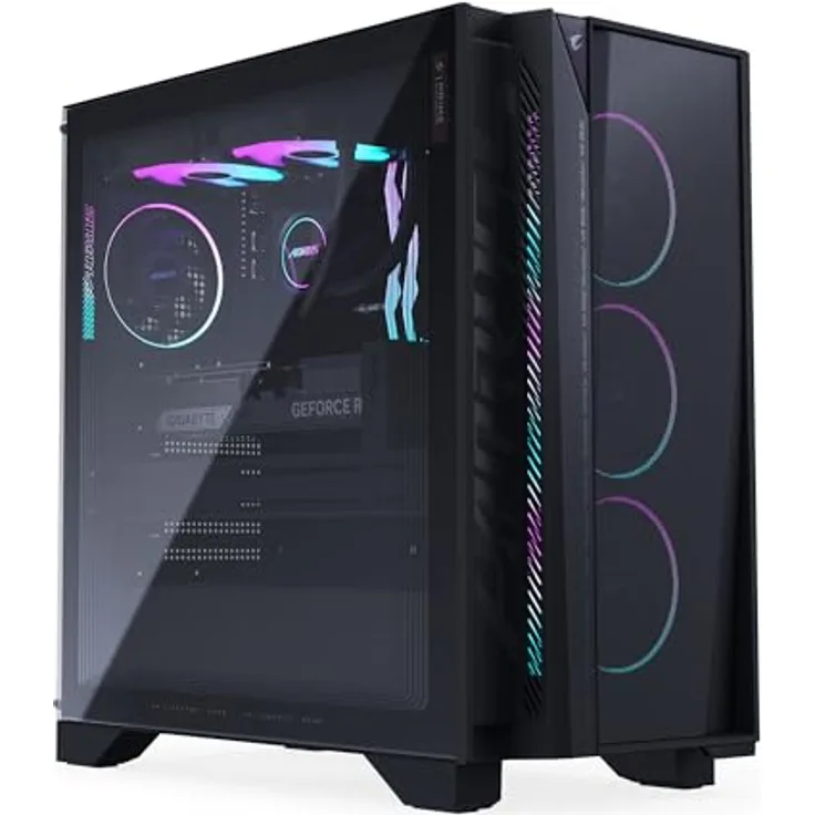 GIGABYTE AP5A7N7T-5102, Desktop-PC mit AMD Ryzen™ 7 9800X3D, 4,7 GHz, 32 GB RAM, 2 TB SSD, NVIDIA GeForce RTX 5070 Ti, Windows 11 Home