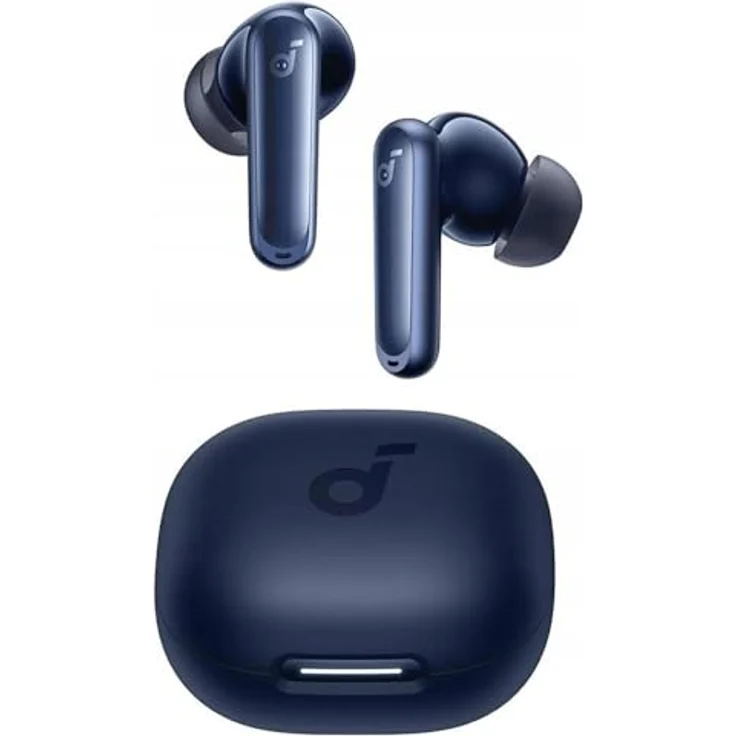 Soundcore P40i Kabellose Kopfhörer Blau, Noise-Cancelling Kopfhörer mit langer Akkulaufzeit – Bild 2