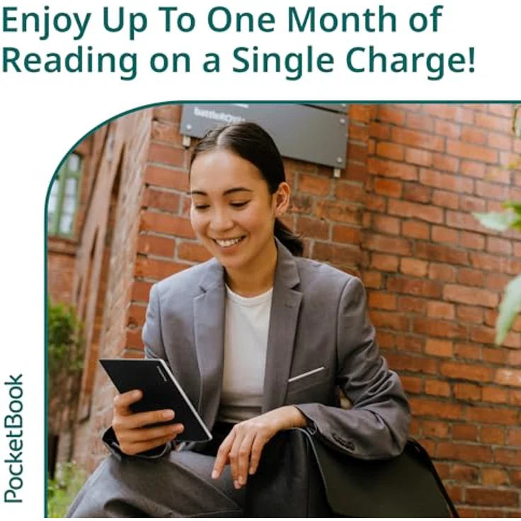 PocketBook Verse (6", 8 GB, Hellblau), eReader, Blau – Bild 5