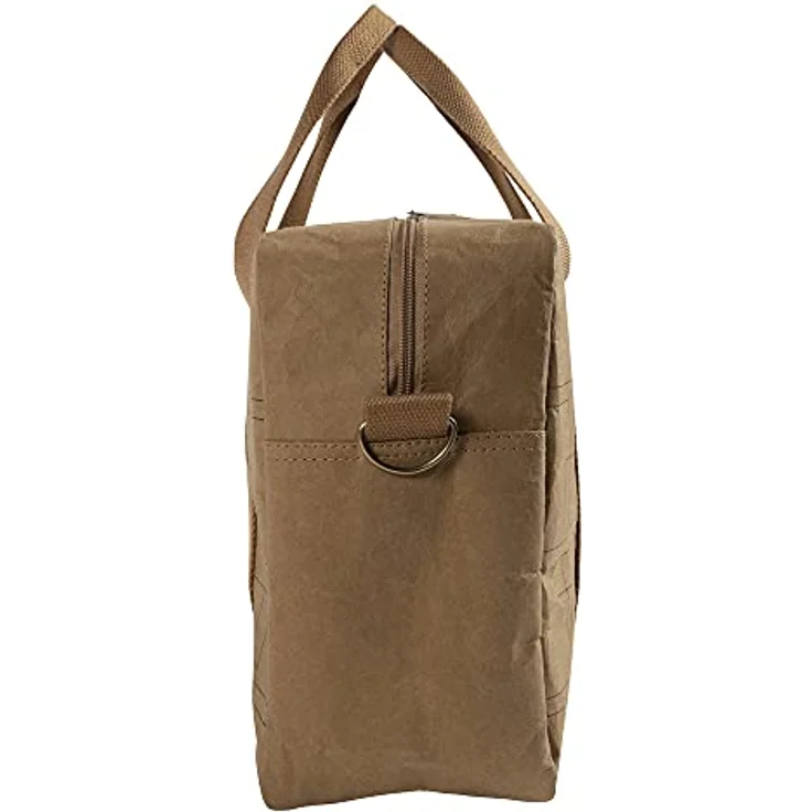 Exacompta 17660E Premium Tasche Eterneco mit 15" Laptopfach und Tragegriffen und Gurt wasserabweisend aus pflanzlichen und veganen Materialien Umhängetasche für Schule und Uni Kunstlederoptik braun – Bild 3