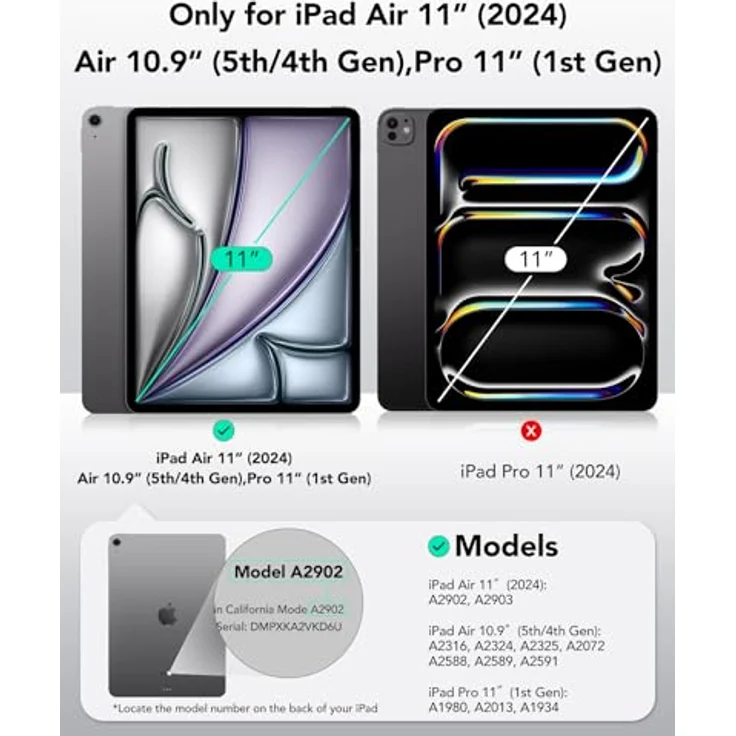 ESR Magnetische Hülle für iPad Air 10.9 2020 Rebound-Serie – Bild 2