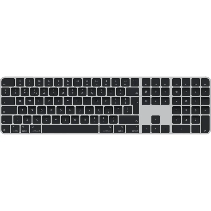 Apple Magic Keyboard with Touch ID and Numeric Keypad for Mac models with silicon, kabellos, Space Grau