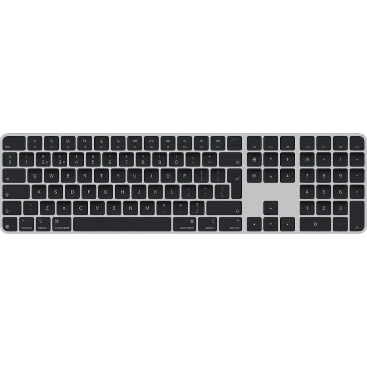Apple Magic Keyboard with Touch ID and Numeric Keypad for Mac models with silicon, kabellos, Space Grau