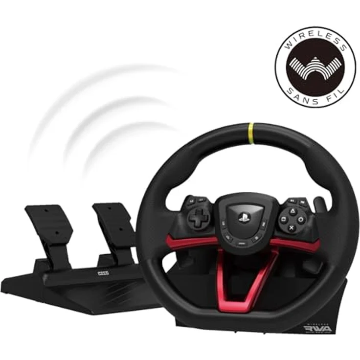 HORI PS5 Racing Wheel Apex Wireless Lenkrad, 270-Grad-Drehradius, programmierbare Tasten, PS5/PS4/PC-kompatibel – Bild 2