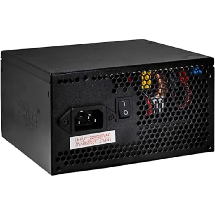 Akyga ATX Netzteil 500W AK-C2-500, Semi-Modular mit 2x PCI-E 6+2 pin, 4x SATA, 2x Molex, 12cm Lüfter, 80 Plus Effizienz – Bild 2