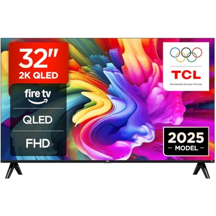 TCL 32SF560, 32 Zoll QLED Fire TV Smart TV mit Full HD, HDR10, Alexa und Triple Tuner – Bild 1