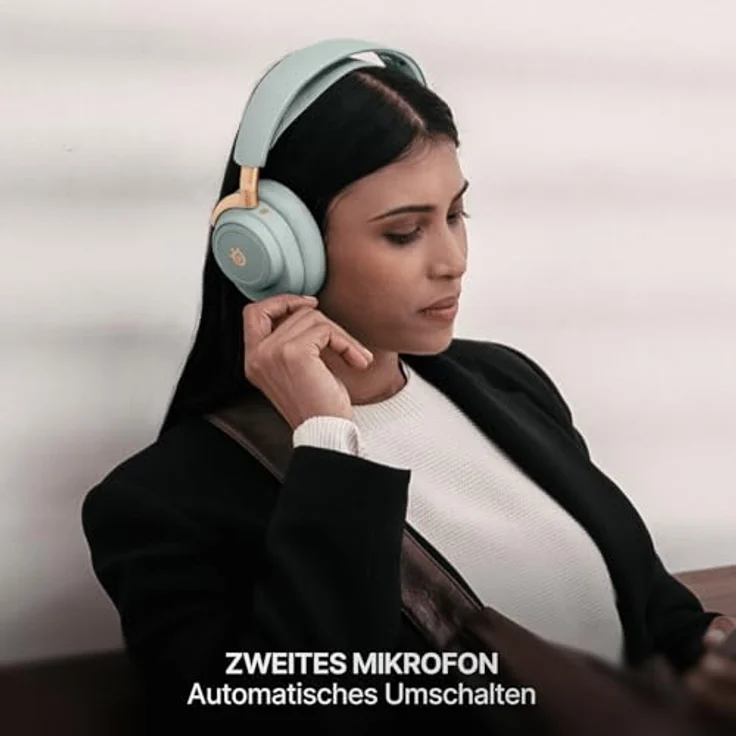 SteelSeries Arctis Nova Elite, Kabelloses Gaming Headset mit 96-kHz/24-Bit-Sound, Active Noise Cancelling, Weiss – Bild 9
