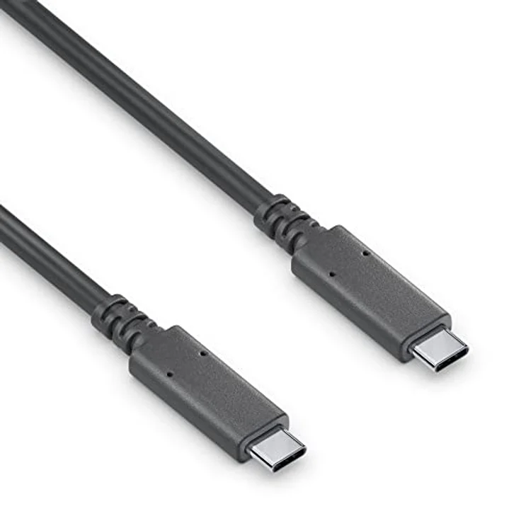 PureLink USB-C Kabel 3.2 mit E-Marker 1,5m schwarz – Bild 1