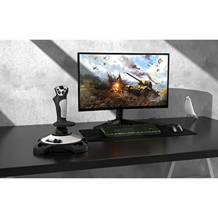 PXN Joystick -2113 PRO, Realistischer Flight Control Joystick mit Vibrationssystem, kompatibel mit Windows XP, 7, 8 und 10 – Bild 8