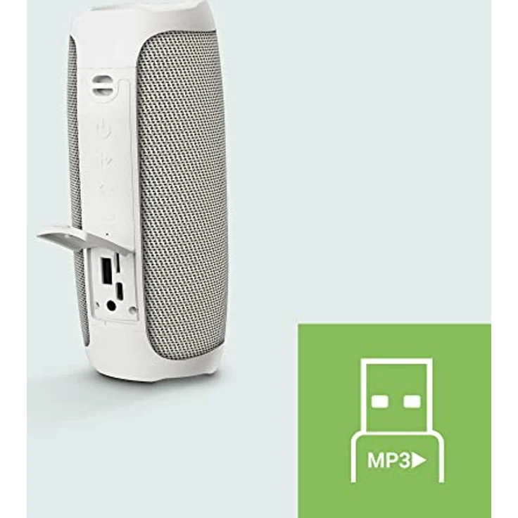 Energy Sistem Urban Box 3 Mist Tragbarer Lautsprecher mit Bluetooth, USB/microSD, TWS, Audio-In - Grau – Bild 3