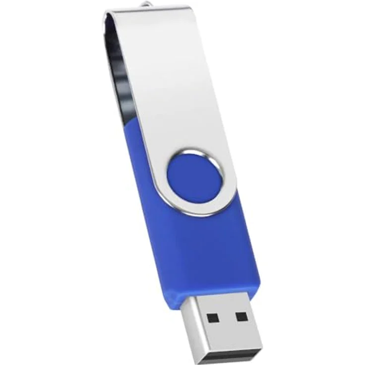 AreTop USB Stick 16GB (10 Stück), Hochgeschwindigkeits Metall Dreh-USB 2.0 Flash Drive, 5 Farben verfügbar – Bild 5