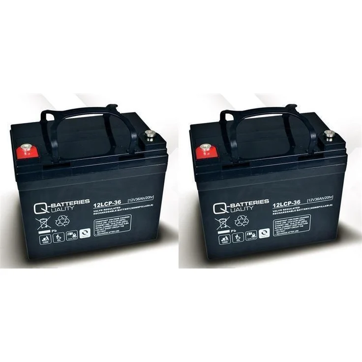 Ersatzakku für Invacare Butler 2 x 12V 36Ah AGM Batterie für E-Scooter – Bild 1