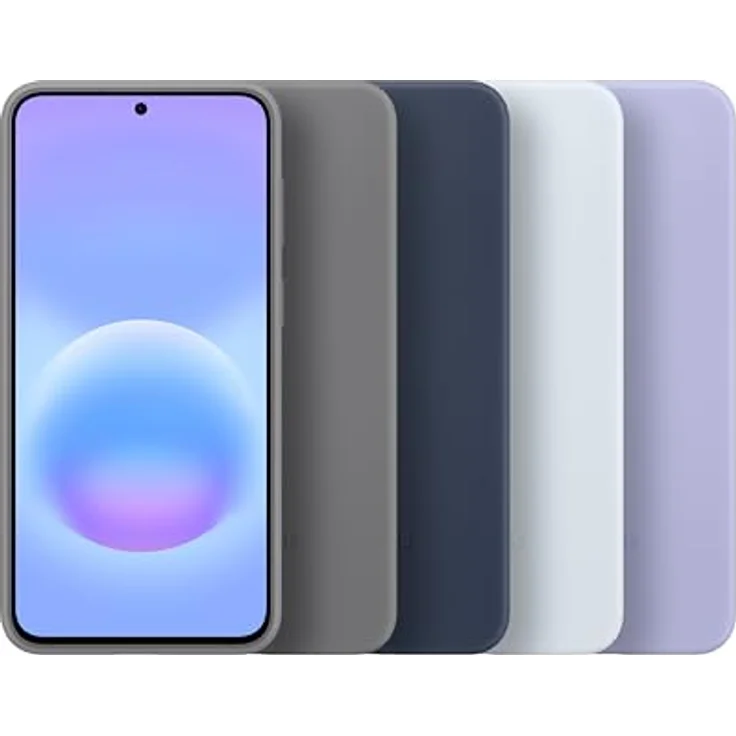 SAMSUNG Silicone Case für Galaxy A57 5G, Matten Silikon Backcover in Dunkelblau mit griffiger Oberfläche und Schutz für Rahmen und Rückseite – Bild 6