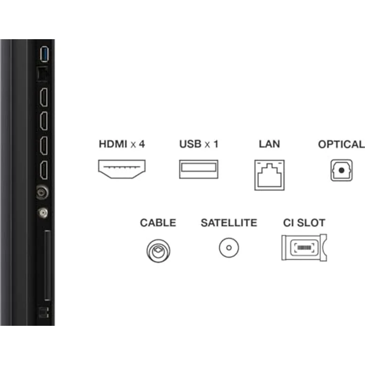 TCL 55C6K Mini LED 55 Zoll UltraHD 4K Fernseher mit Onkyo-Sound und Google TV – Bild 6