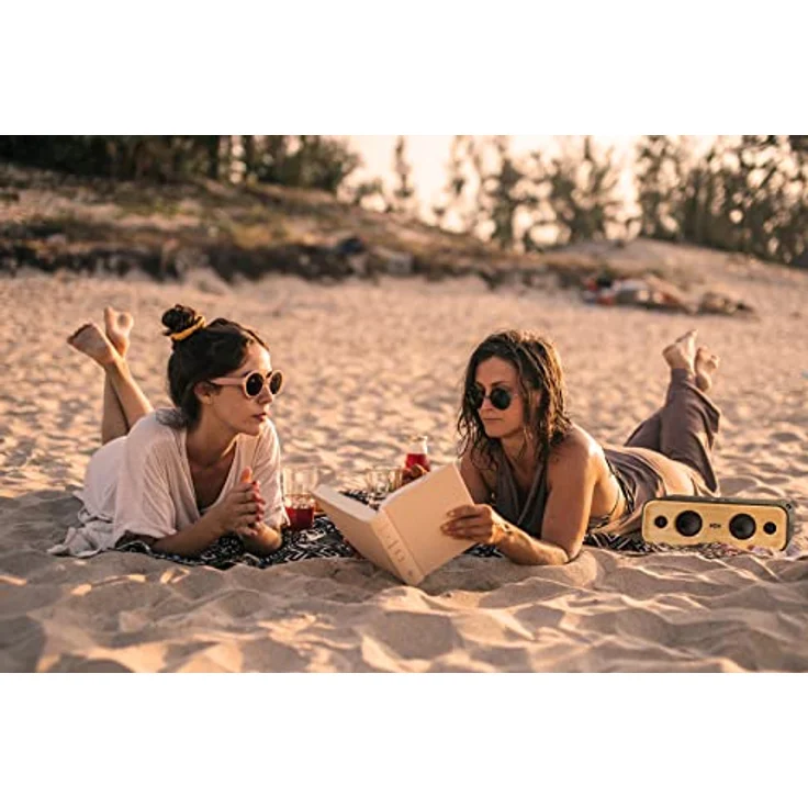 House of Marley Bluetooth-Lautsprecher Get Together 2 (20 h, Akkubetrieb), Bluetooth Lautsprecher, Gelb, Schwarz – Bild 2