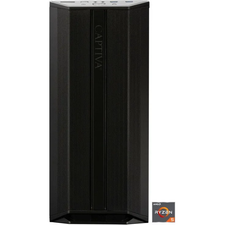 CAPTIVA Workstation R10-1499 Business-PC, AMD Ryzen 5 8400F, 32 GB RAM, 1000 GB SSD, Arc™ B580, schwarz