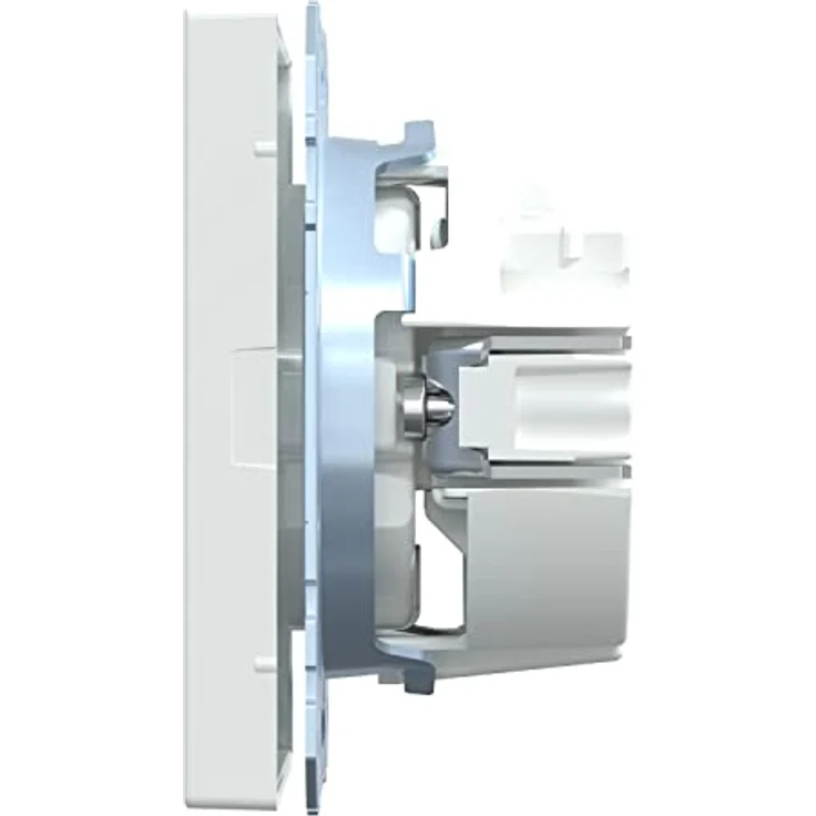 Merten System Design Steckdose MEG2301-6035, Lotosweiß glänzend, 16 A, elegante und zeitlose Bauart – Bild 7