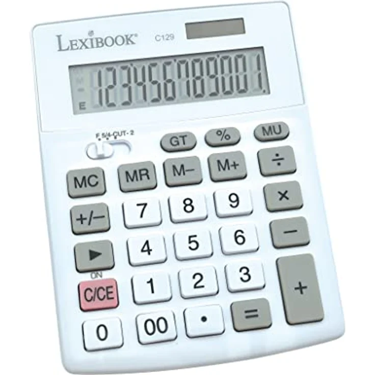 Lexibook C129 12-Digit Desk Calculator, weiß – Bild 2