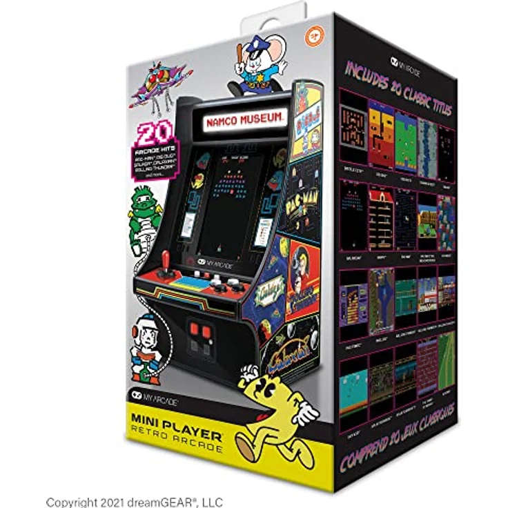 My Arcade MINI PLAYER 10", BANDAI NAMCO™ MUSEUM HITS mit 20 klassischen Spielen – Bild 4