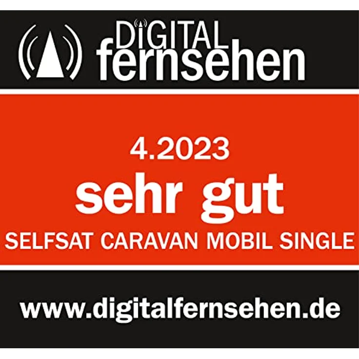Selfsat Caravan Mobil Single, Vollautomatische Satellitenantenne mit Bluetooth Steuerung, tragbar im Transportkoffer – Bild 6