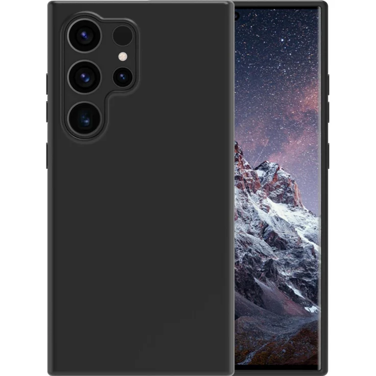 dbramante1928 Greenland, Smartphone Hülle für Samsung Galaxy S24 Ultra, Schwarz, aus 100% recyceltem Kunststoff mit Rundumschutz und Zugriff auf alle Funktionen