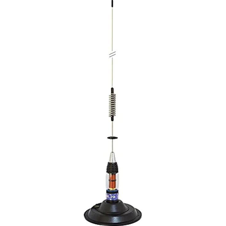 CB-Antenne PNI ML70 PL Verbinder, 145 mm Magnetfuß inklusive, 70 cm, 4 m RG58-Kabel im Lieferumfang enthalten – Bild 2