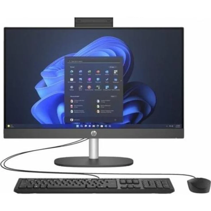 HP ProOne 240 G10, All-in-One Desktop-PC mit Intel Core Ultra 5, 16 GB RAM, 512 GB SSD, 23,8 Zoll Full HD, grau