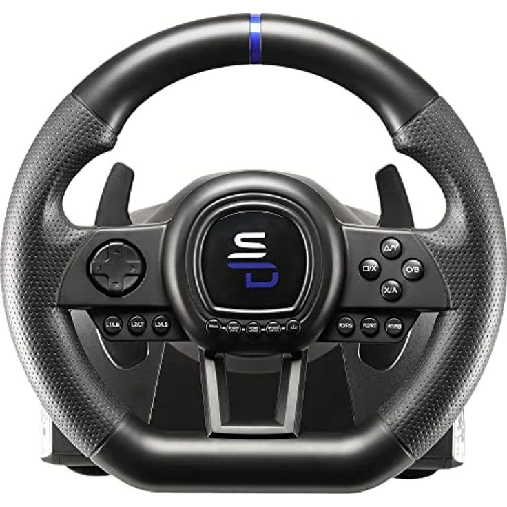 Subsonic Superdrive - Rennlenkrad SV650 Racing Wheel lenkräd mit Pedalen, Shift & Vibration - Xbox Series X/S, Switch, PS4, Xbox One, PC, PS3 (programmierbar für alle Spiele) – Bild 2
