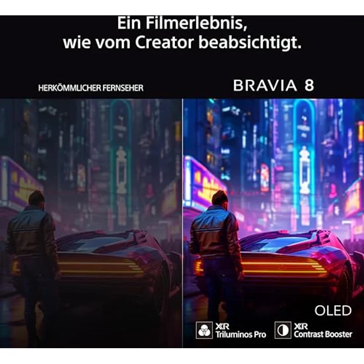 Sony BRAVIA 8 OLED 55 Zoll 4K HDR Google Smart TV (2024) | Gaming Features, IMAX Enhanced, Dolby Vision Atmos, Chromecast, Apple AirPlay, 120Hz 55XR80, Schwarz – Bild 3