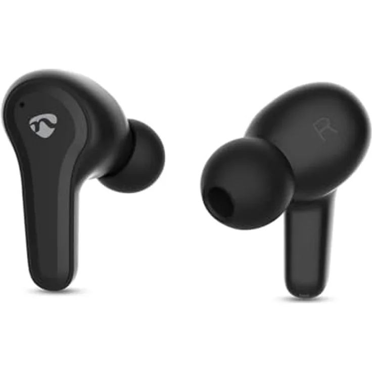 Nedis Vollständig Drahtlose Kopfhörer Hybrid (ENC + ANC) Bluetooth 36 Std Batteriespielzeit - Berührungssteuerung - Schwarz