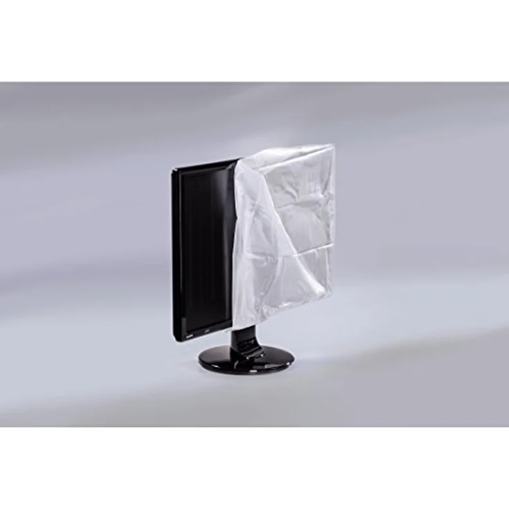 Hama Bildschirm Staubschutz-Hülle (für Monitore von 61 bis 66 cm (24 - 26 Zoll)) transparent - Preisvergleich – Bild 3