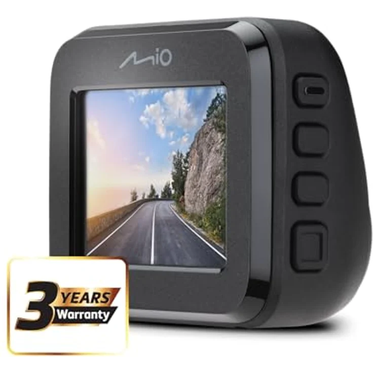 Mio MiVue C595WD Dashcam (Eingebautes Mikrofon, Eingebautes Display, Nachtsicht, Beschleunigungssensor, GPS-Empfänger, WLAN, Full HD), Schwarz – Bild 5