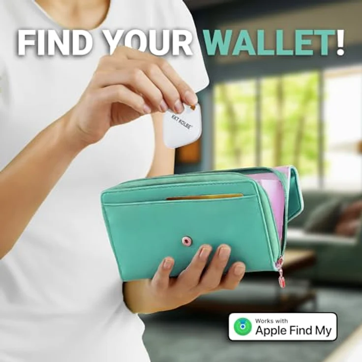 KKT KOLBE K-Tag Schlüsselfinder, Smart Tracker mit Bluetooth, 2er Pack, kompatibel mit Apple Find My, langlebige Batterie, präzise Ortung für Schlüssel und Taschen – Bild 3