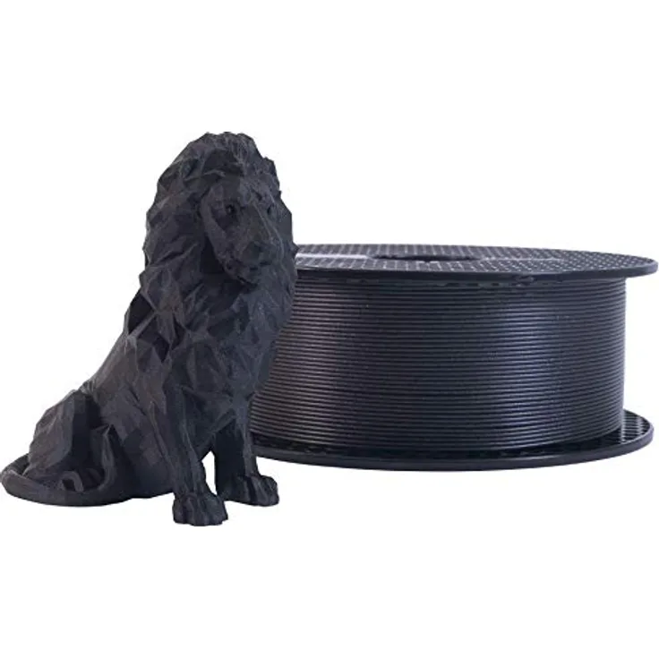 Prusa Prusament PLA, 3D Filament aus biologisch abbaubarem Material, Ø 1,75 mm, 1000 g, Schwarz